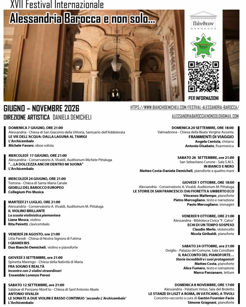 “Alessandria Barocca e non solo…”